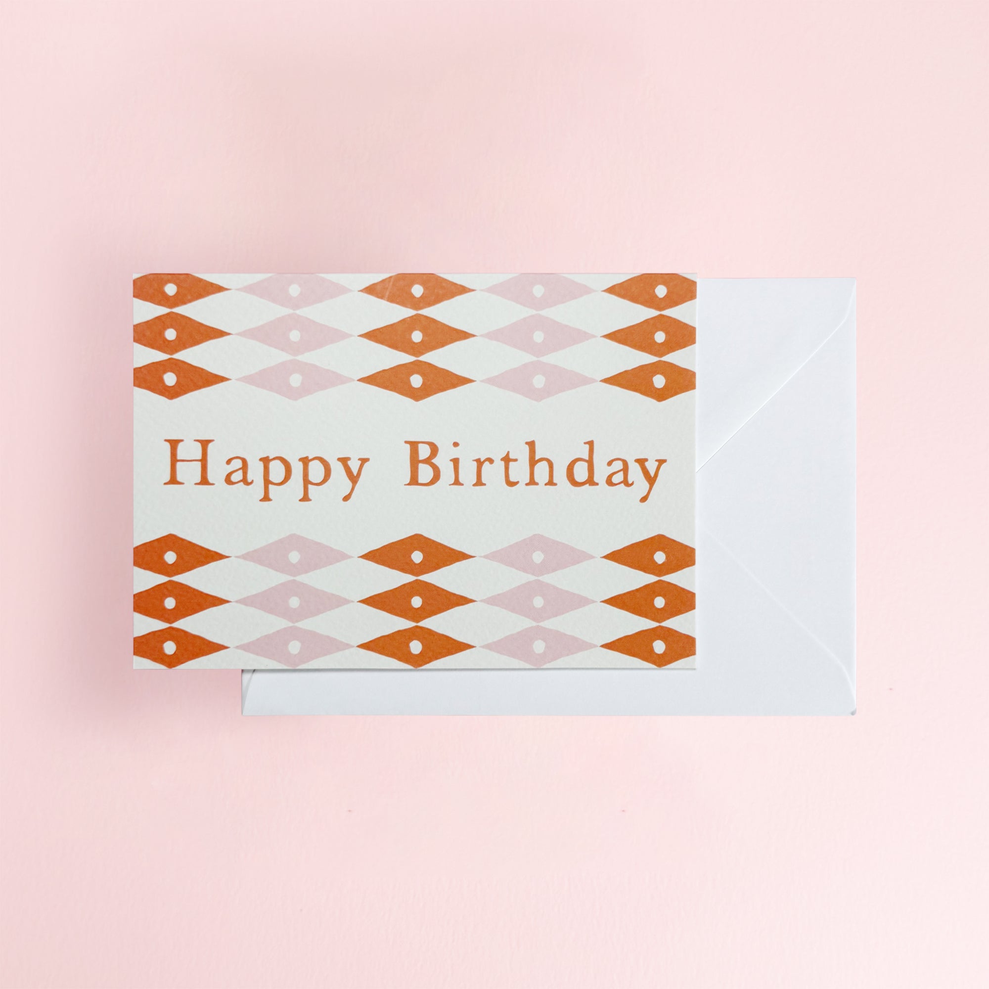 Ariana_Martin_harlequin_birthday_card_envelope