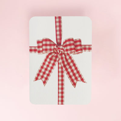 Canonbury_red_gingham_ribbon_card