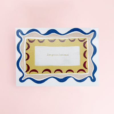 Congratulations Card by Indi Skoven Prints