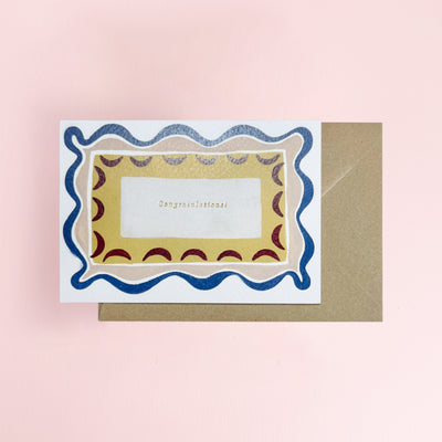 Congratulations Card by Indi Skoven Prints