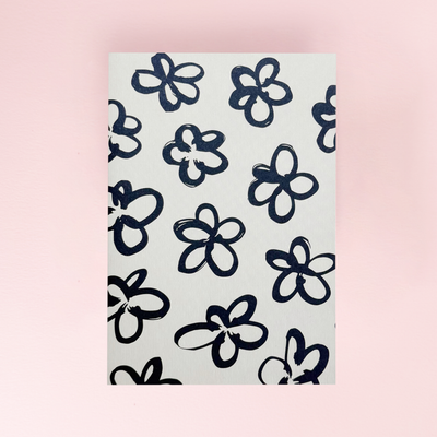 Monochrome Flower Card by Kinshipped