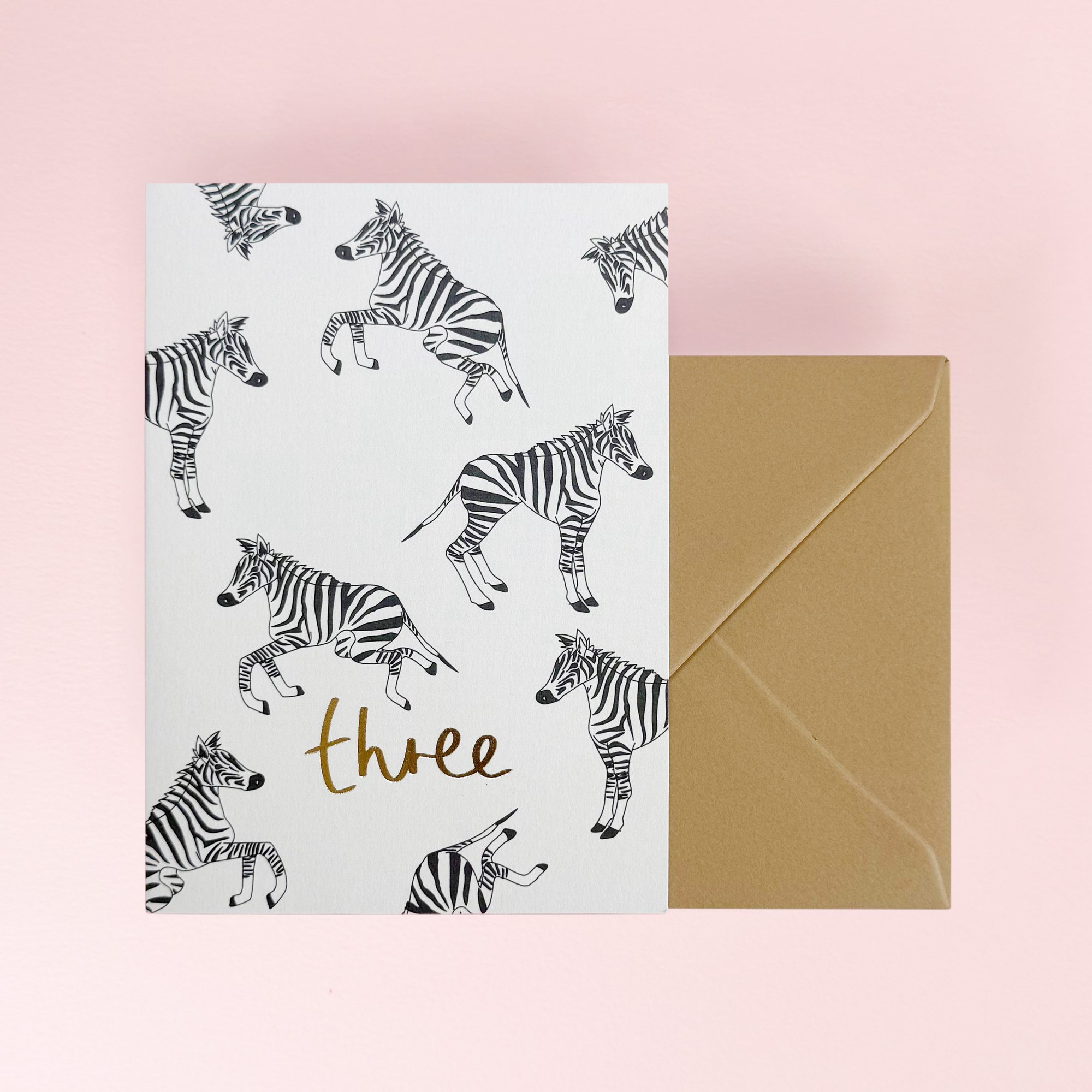 Kinshipped_zebra_three_Card