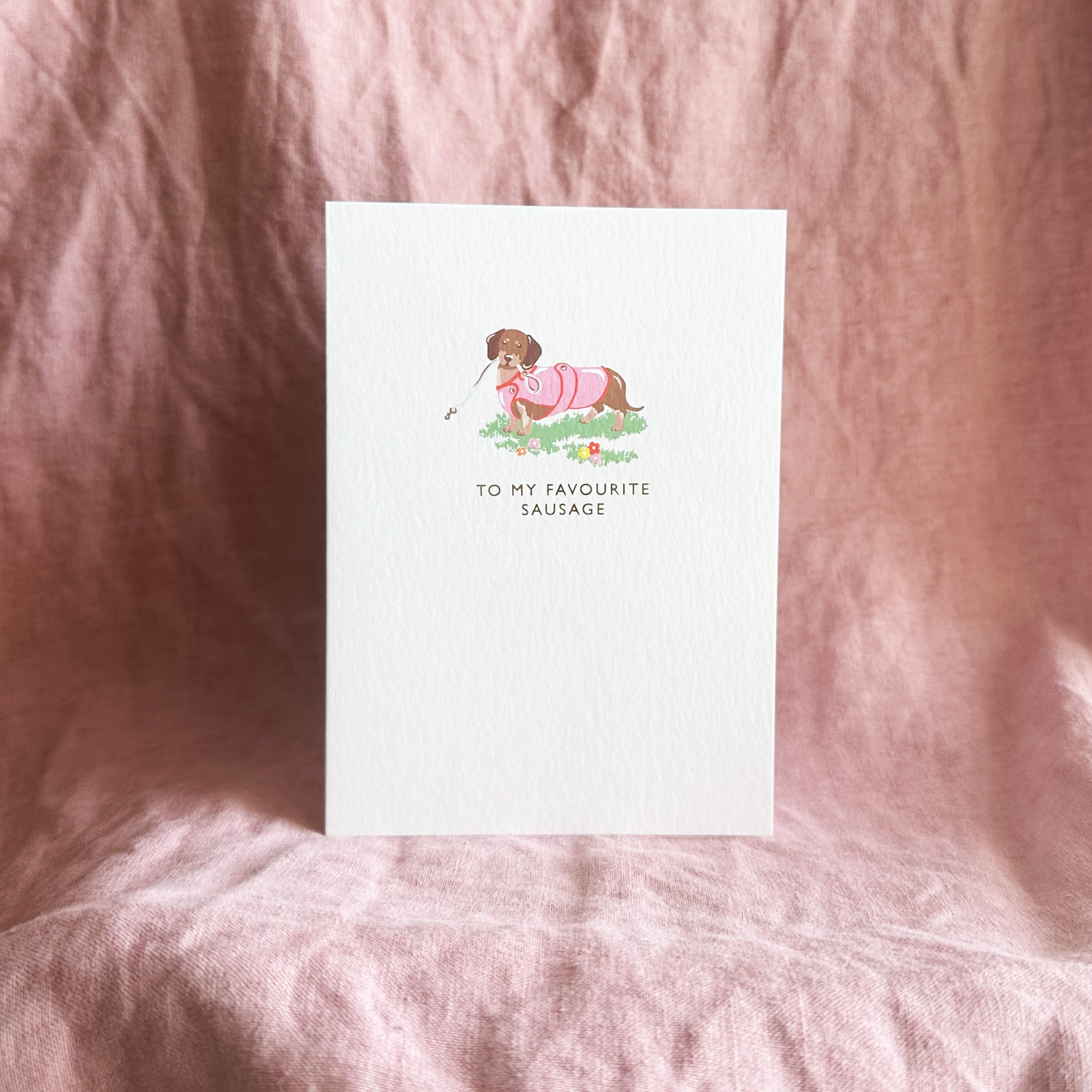 favourite_sausage_greetings_Card