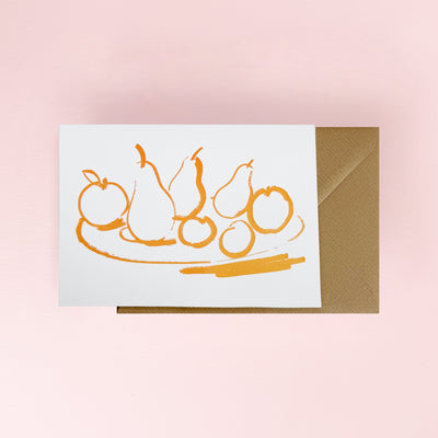 Fruit Bowl Card by Charlotte Trounce