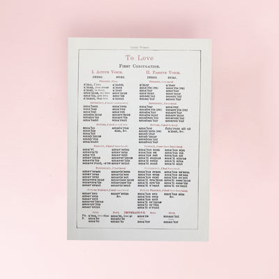 To Love Card by The Pattern Book