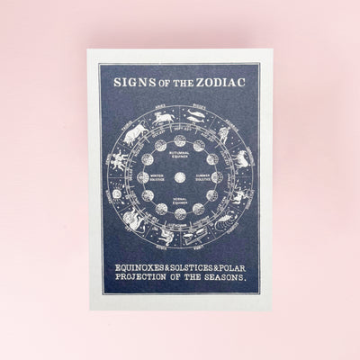 Zodiac Card by The Pattern Book