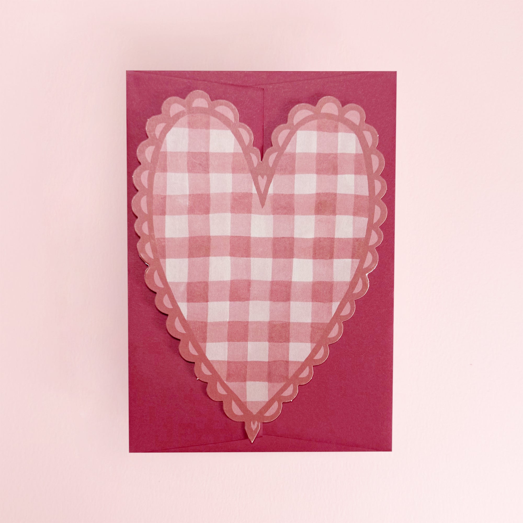 Red Heart Card by Wanderlust Paper Co.