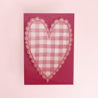 Red Heart Card by Wanderlust Paper Co.
