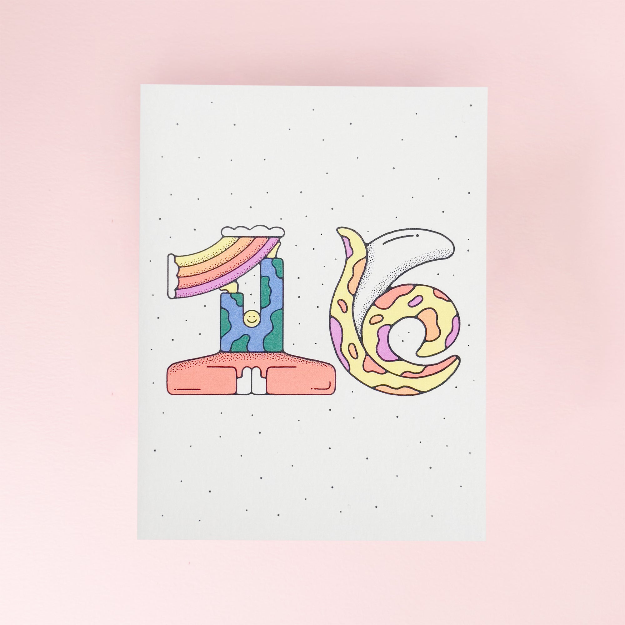 16th Birthday Card by Bailey Crouch