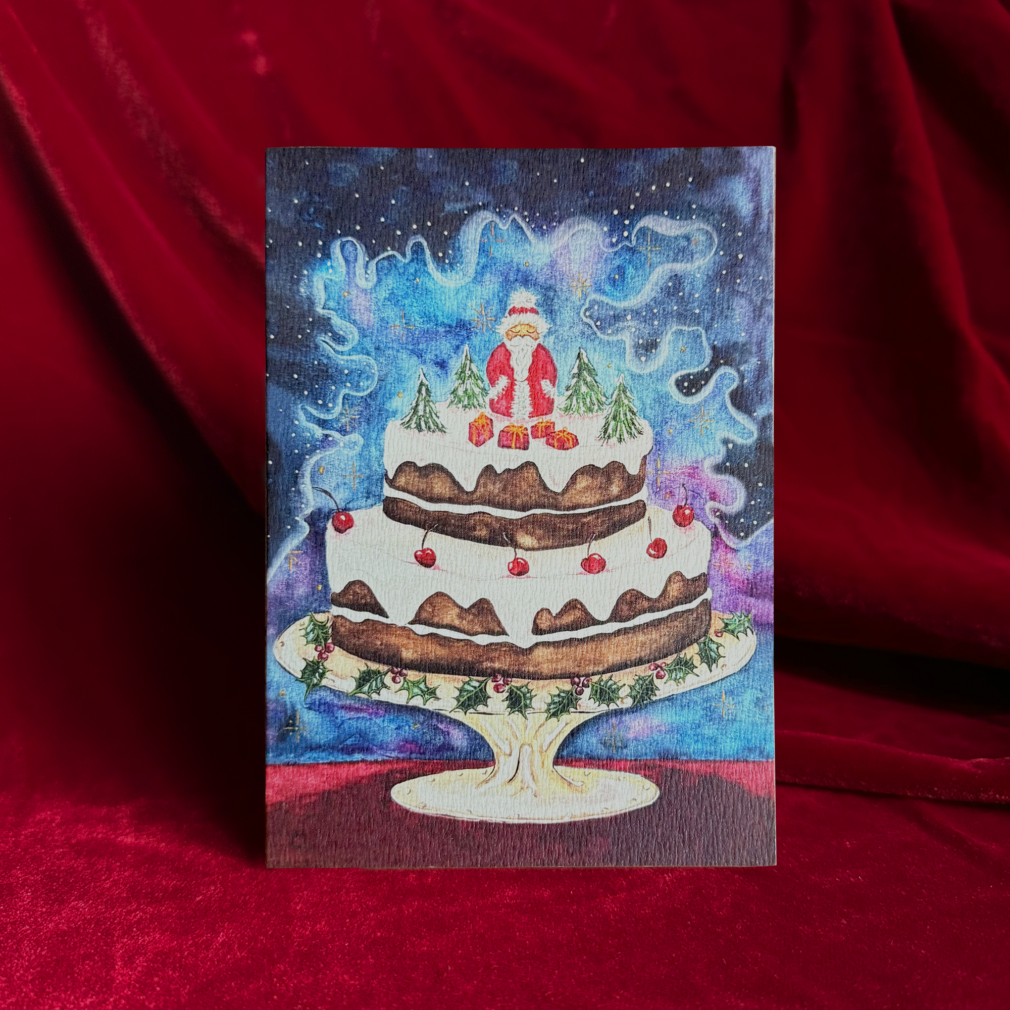 Christmas Cake Card by Nicely Done Cards