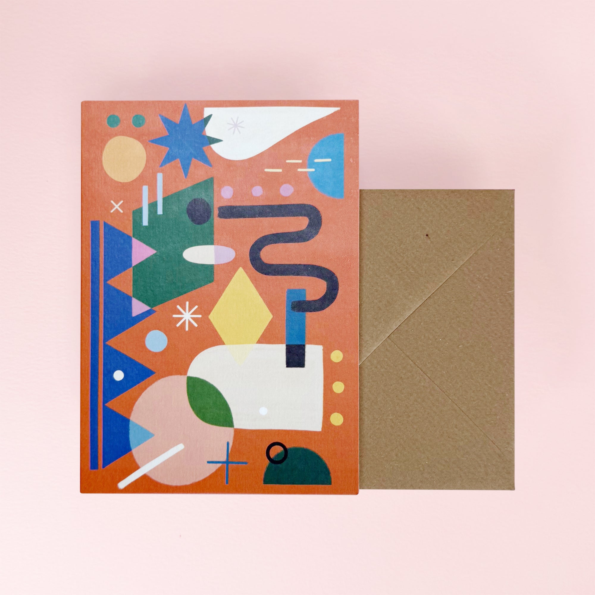 Celebration Abstract Card by Evermade