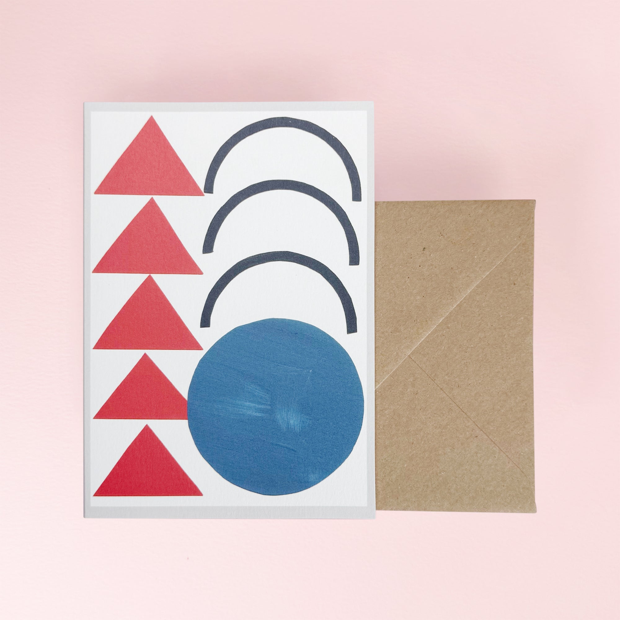 Triangles Card by Hadley Paper Goods