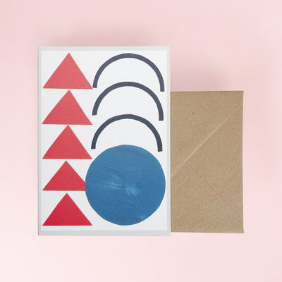 Triangles Card by Hadley Paper Goods