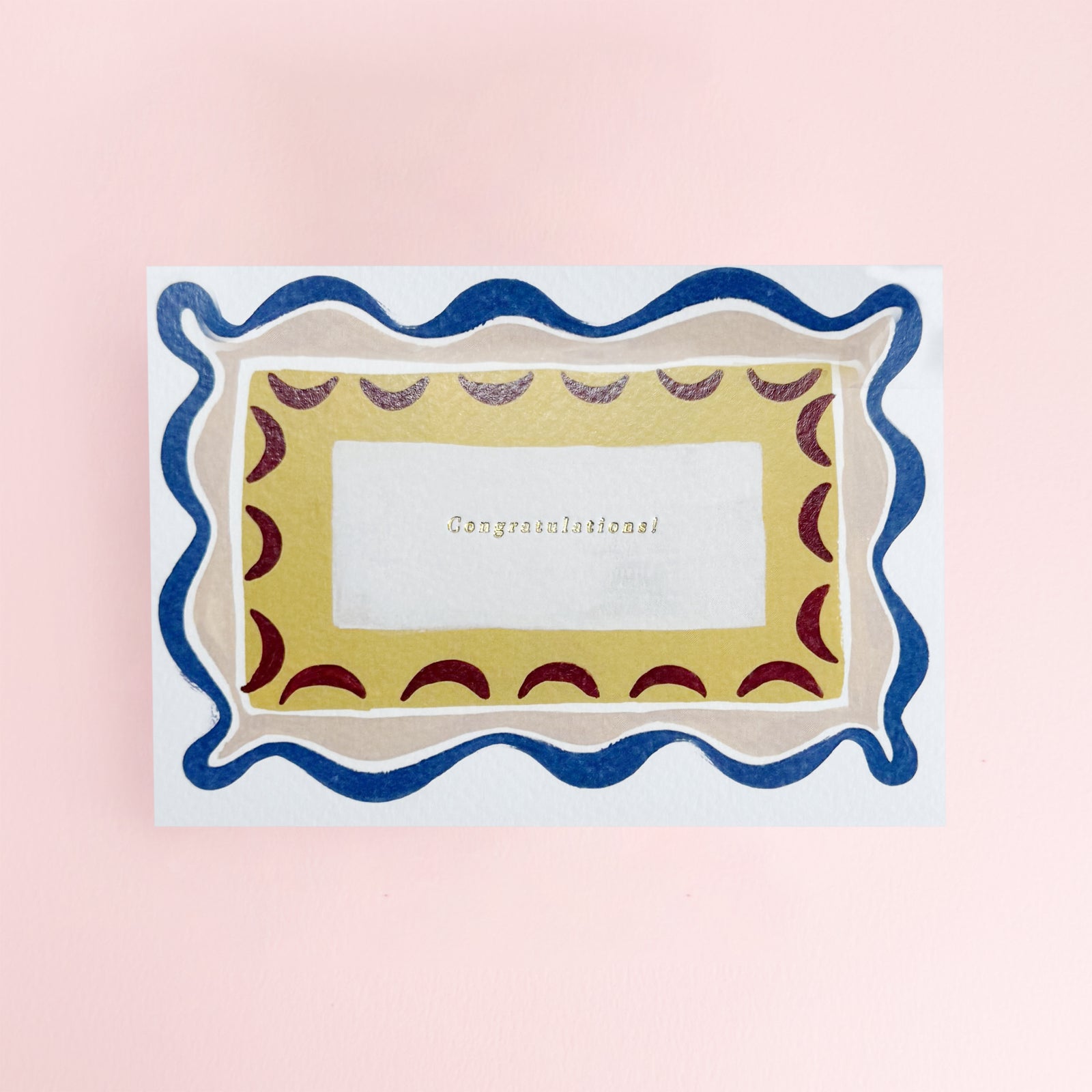 Congratulations Card by Indi Skoven Prints