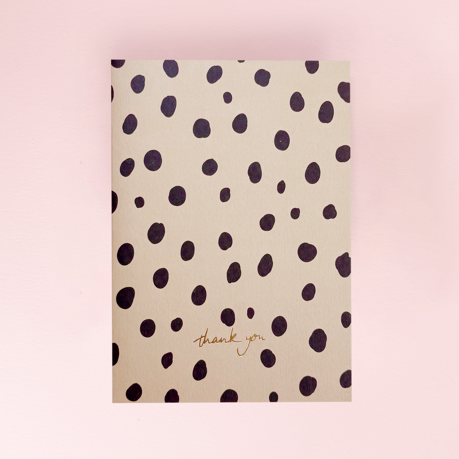 Spotty Thank You Card by Kinshipped