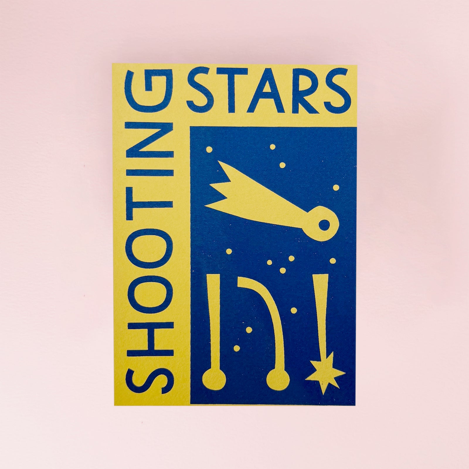 Shooting Stars Card by Pirrip Press