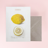 Lemon Card by The Pattern Book