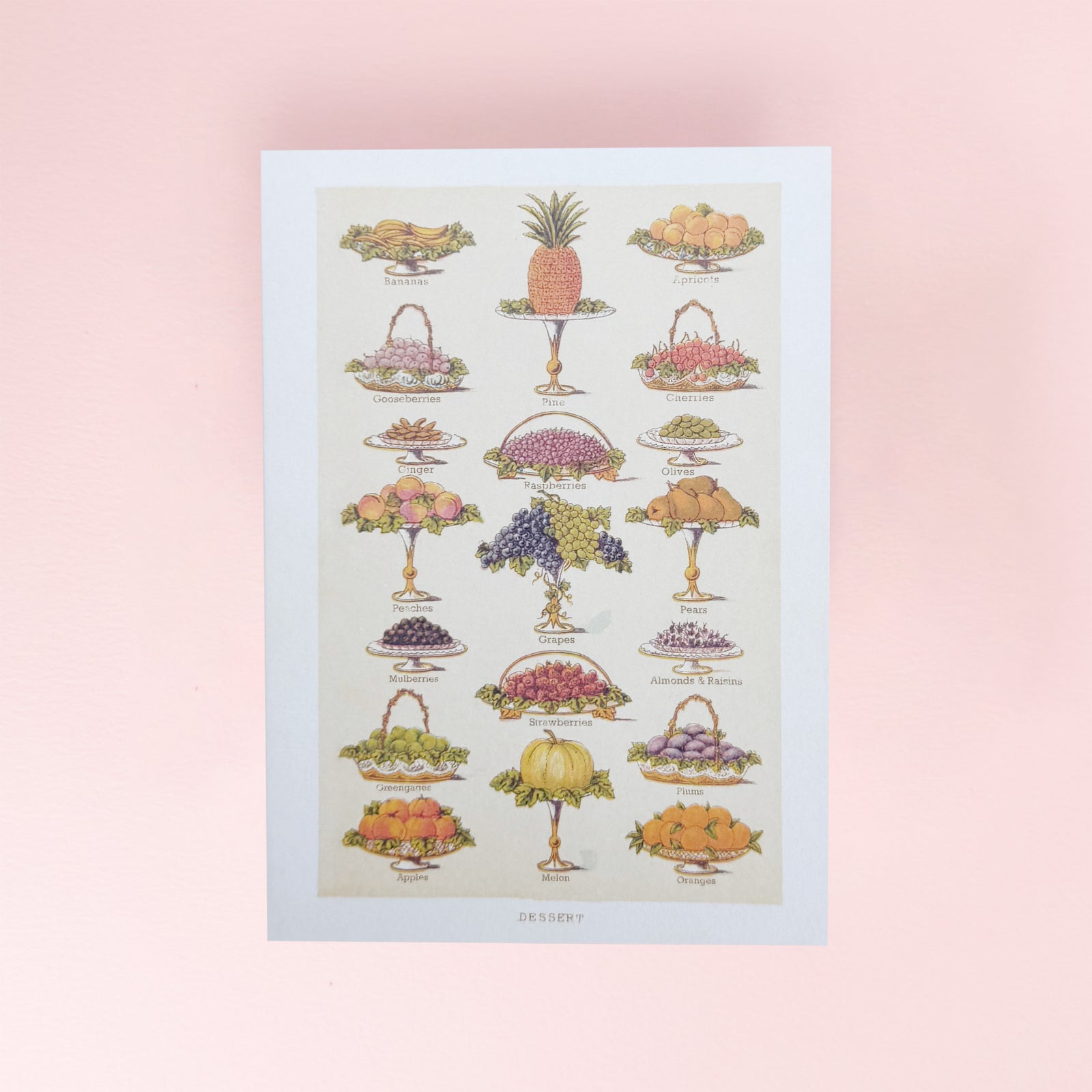 Dessert Card by The Pattern Book