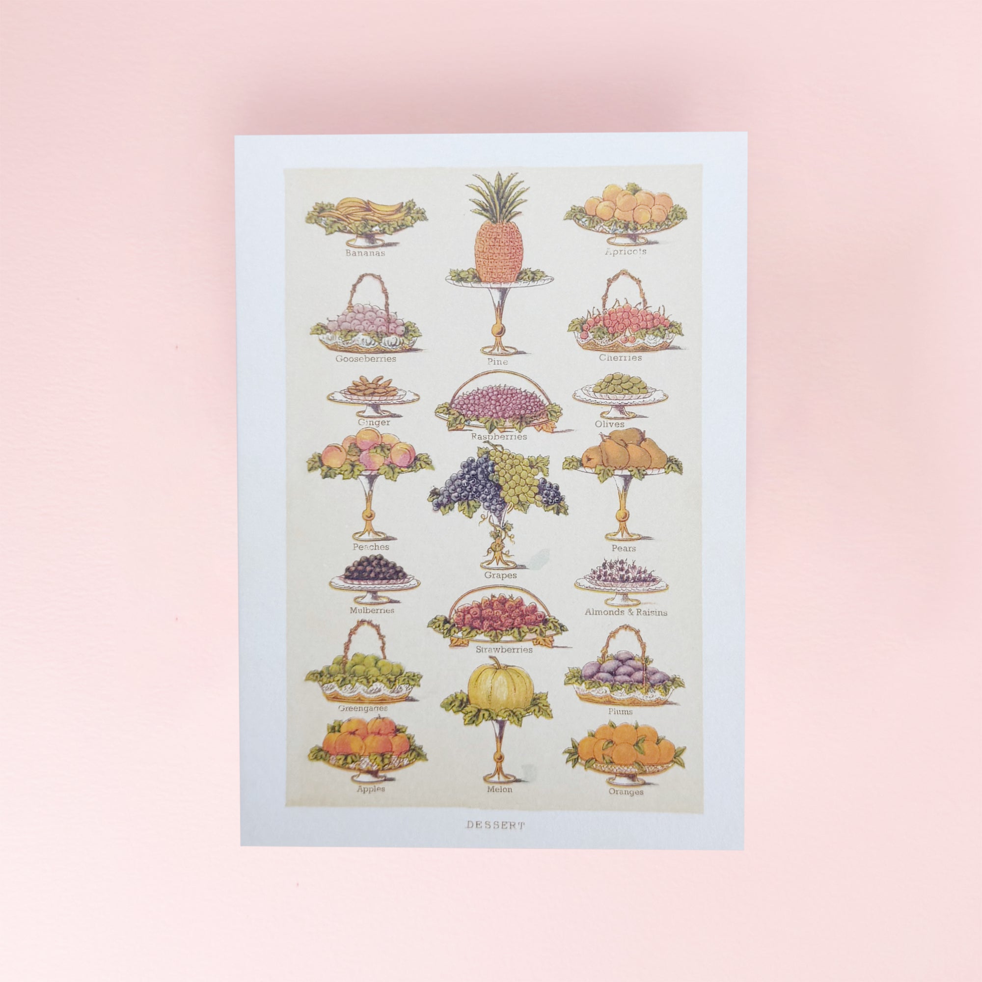 Dessert Card by The Pattern Book