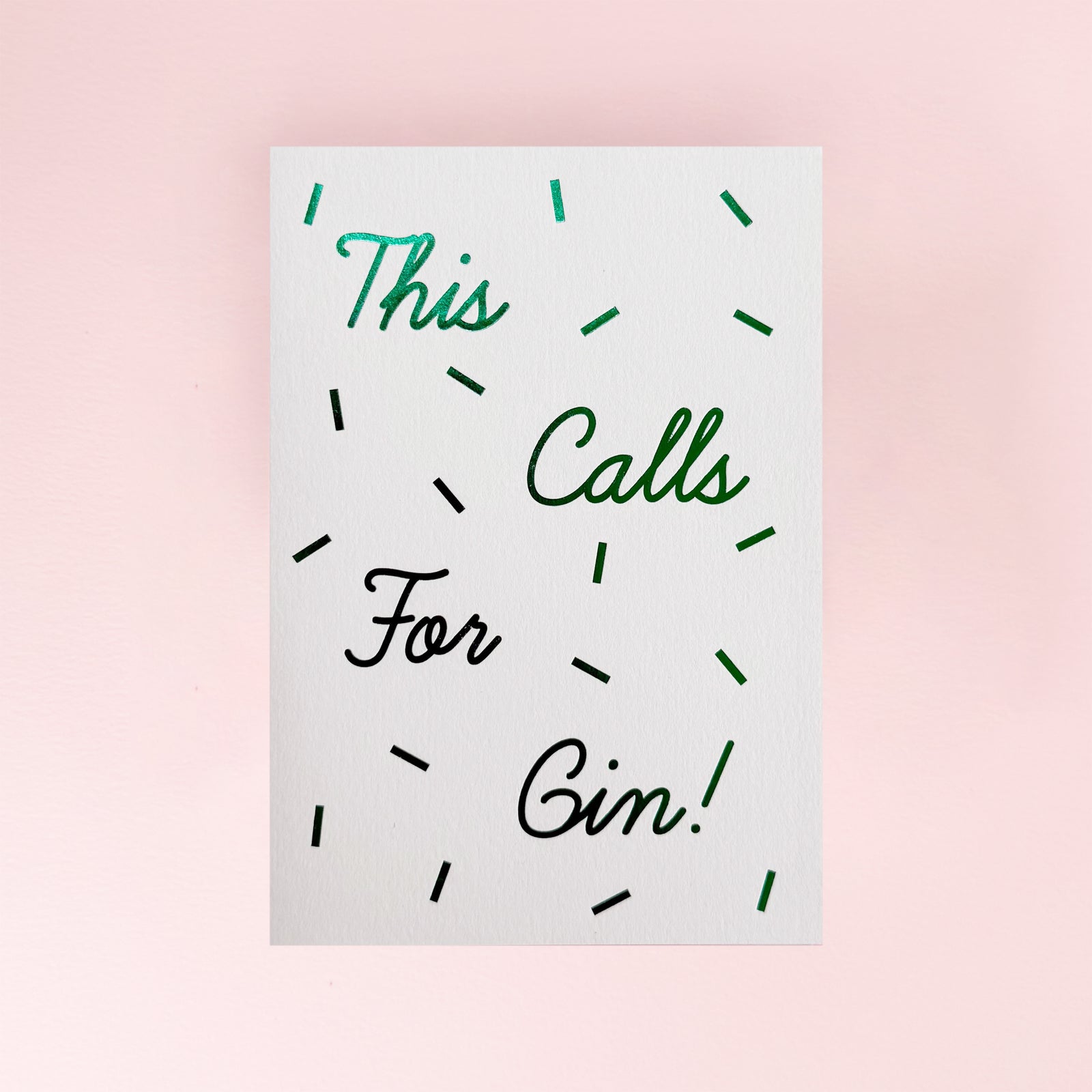 Gin Card by Yes!Paper Goods