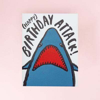 Happy Birthday Attack card by Egg Press