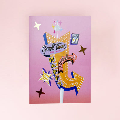 Good Times card by Icka Print