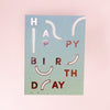 Mini Happy Birthday Card by Rachel Peck