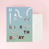 Mini Happy Birthday Card by Rachel Peck