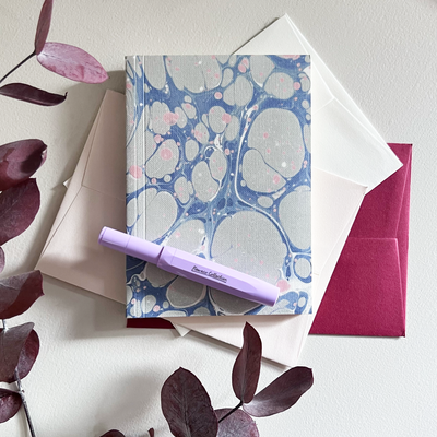 Blue Marble Pocket Notebook by Wanderlust Paper Co.